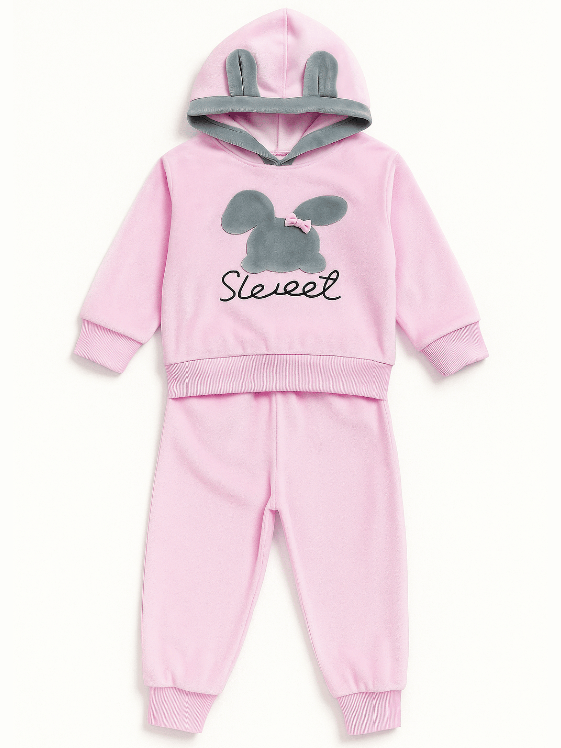 Conjunto Rabbit rosa